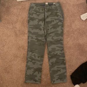 Camo ankle pants